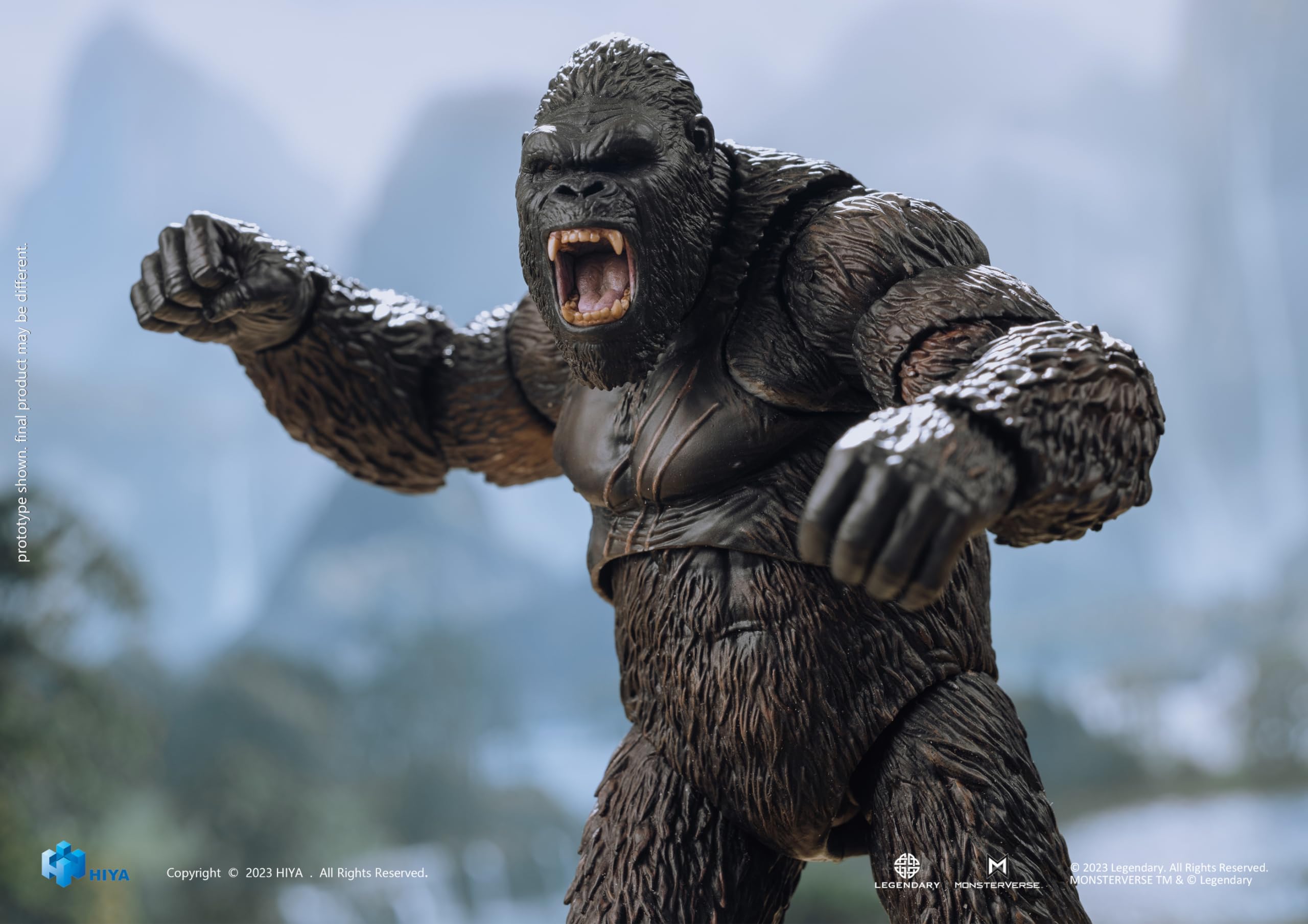 Hiya Toys Kong Exquisite Basic articulation enables dynamic poses.