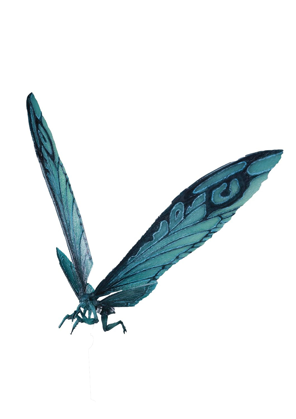 Hiya Toys Mothra Emerald Titan Version with poster-style paint detail for collectors.