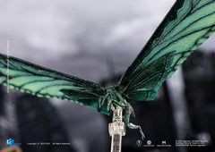 Hiya Toys Mothra Emerald Titan 14.2-inch wingspan for dramatic display.
