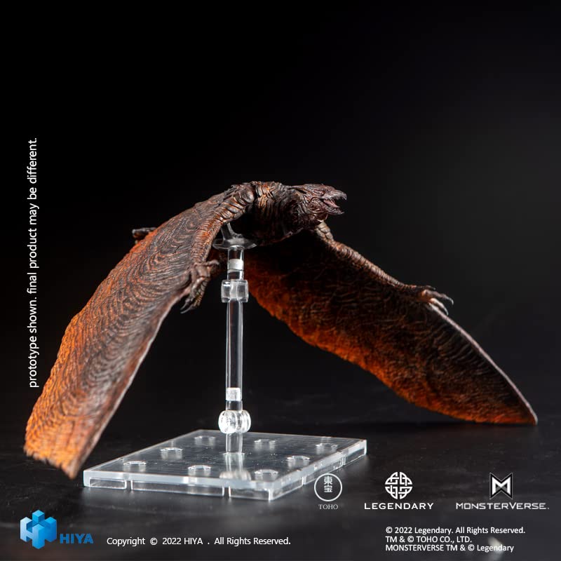 Hiya Toys Rodan detailed rough skin texture enhances realism.