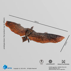 Hiya Toys Rodan display poses help recreate iconic movie scenes.