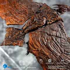 Hiya Toys Rodan includes flying base for elevated shelf display.