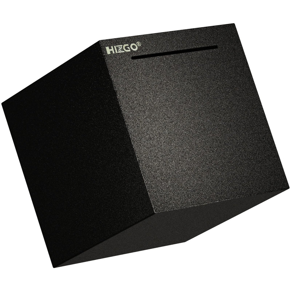 Hizgo adult piggy bank in stainless steel with durable construction and refined finish