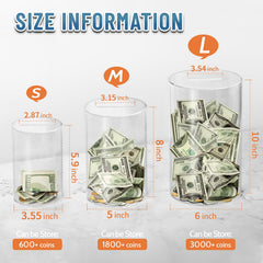 Hizgo unopenable design with coin slot encourages deliberate saving.