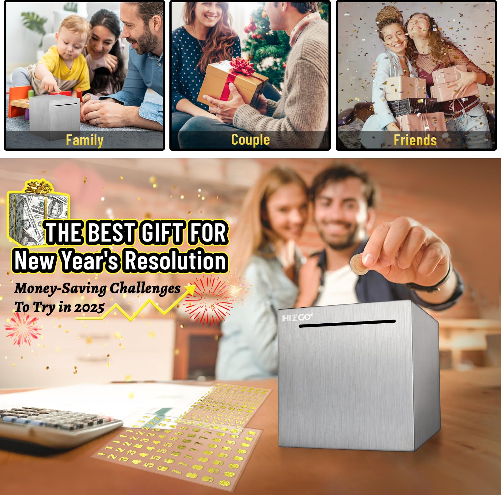 Hizgo durable metal body designed for long term use