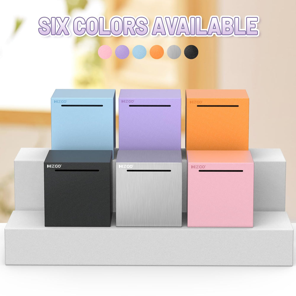 Hizgo glitter-sprayed finish on piggy bank catching light