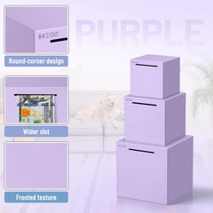 Hizgo Unopenable Piggy Bank coin slot detail encouraging daily saving