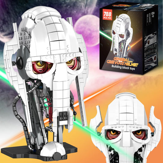 HiztoBlo General Helmet assembly shown as a display piece for fans.