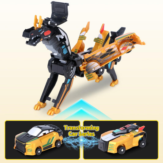 Hjhyqex transforming dino-car action scene promoting creative learning.
