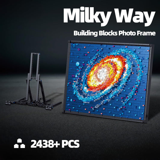 HJPLPXH galaxy pixel table art 3D highlights nebula textures for focused creativity sessions.