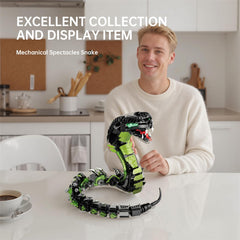 Finished cobra model displayed on a desk with modern decor