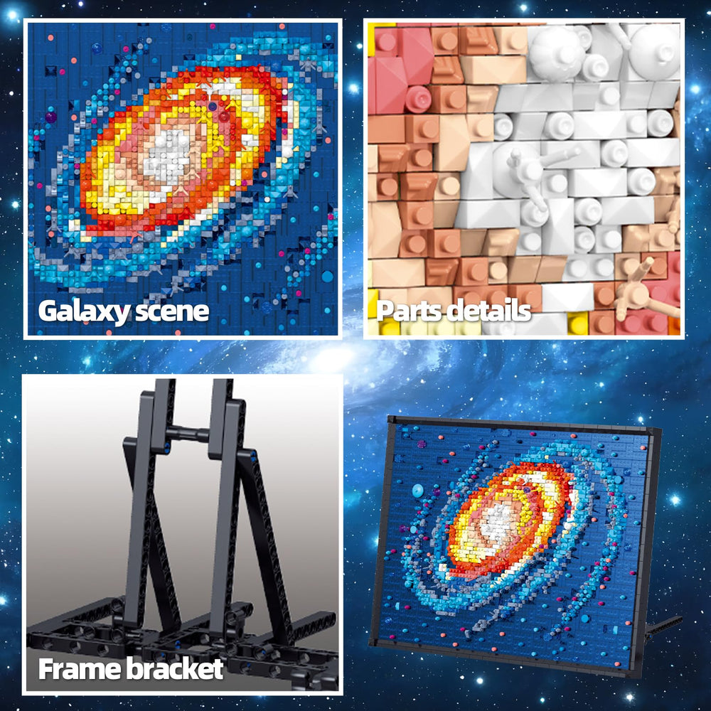 HJPLPXH nebula texture building parts capture rich color depth ideal for desk art.