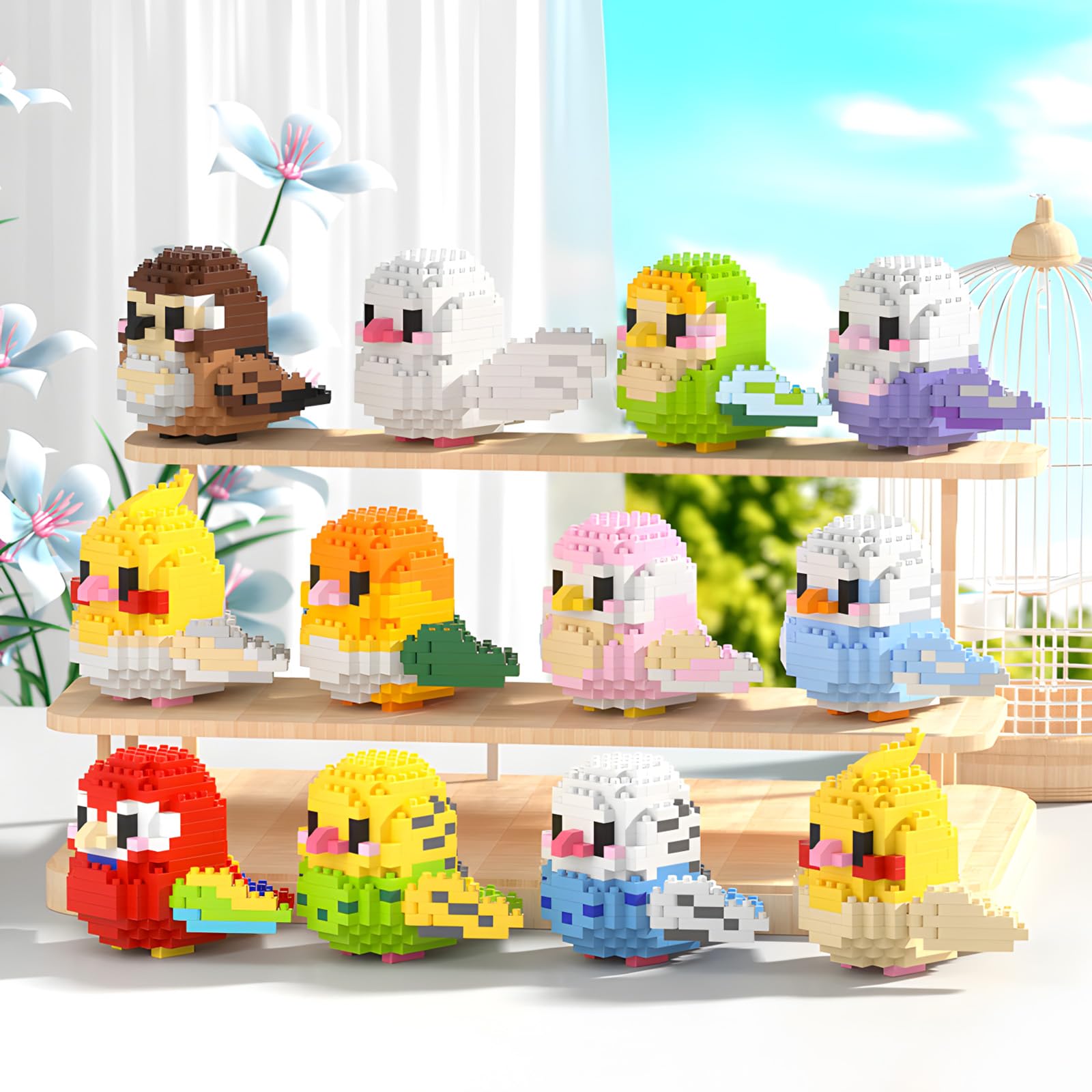 HJPLPXH Parrots safe, durable plastic supports lasting kid-friendly play