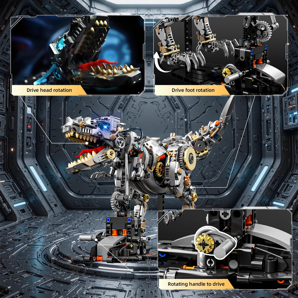 HJPLPXH Tyrannosaurus with LED lights creates dramatic illumination for any room.