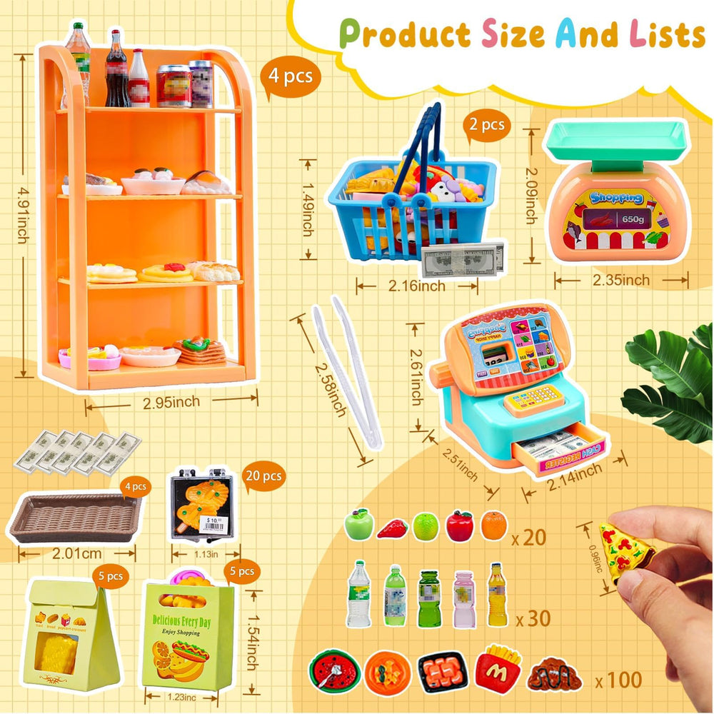 HKLMRO dollhouse food scale enhances pretend grocery measurements.