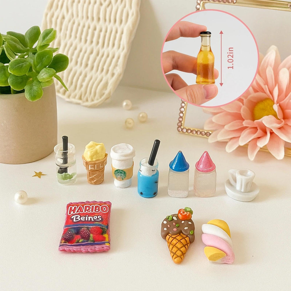 HKLMRO ice cream miniature cone for lifelike kitchen scenes