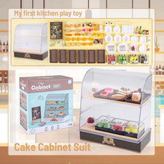 HKLMRO miniature bakery display with billboard and cake clip enhances storytelling
