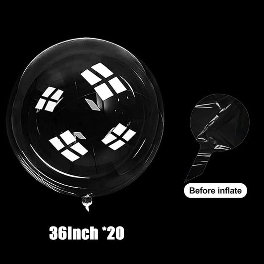 HKYOOD Bobo balloons showcase transparent design for versatile décor ideas