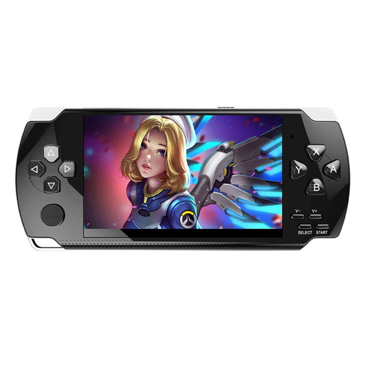 HLF Retro Console front view showing compact handheld design for on the go play