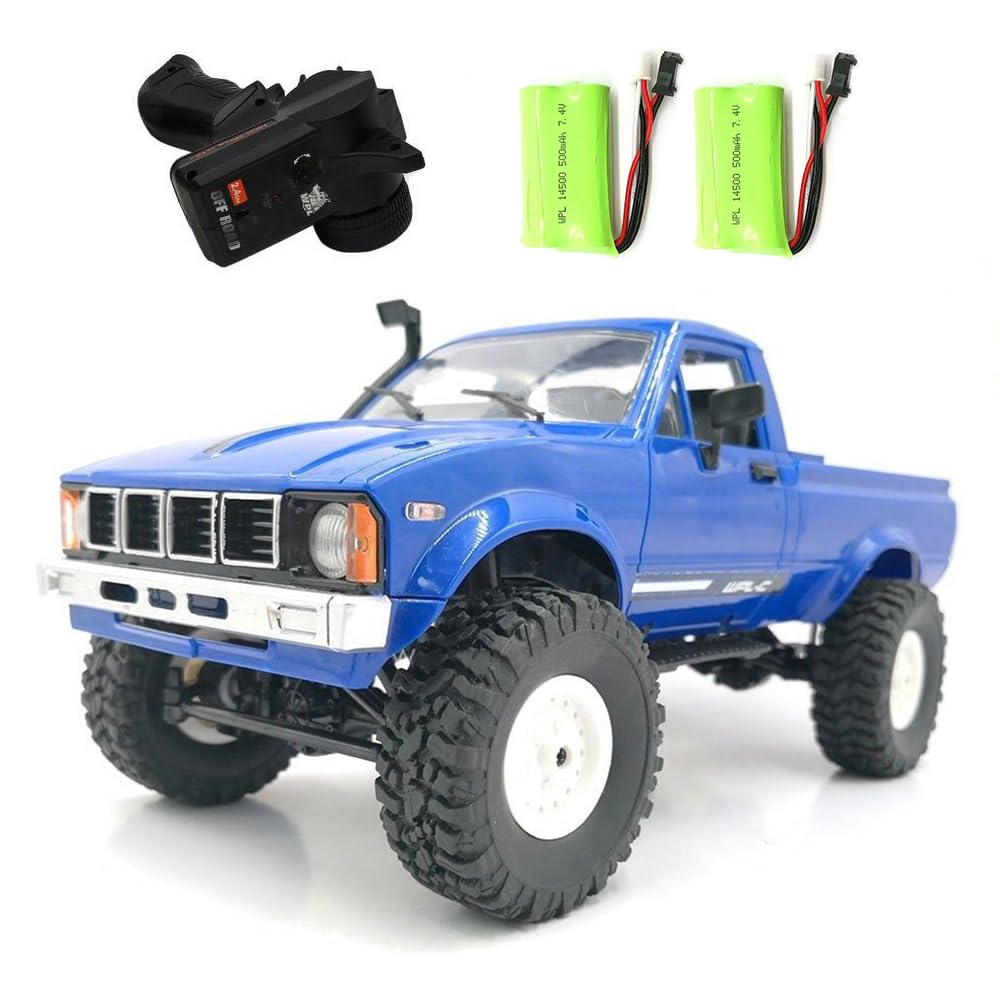 HLSFWDRIVE RC Crawler C24 front view shows balanced weight for stable handling.