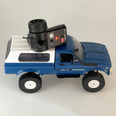 HLSFWDRIVE RC Crawler C24 packaging includes two batteries for extended play.