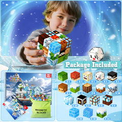 Hltyigr forest-themed magnetic blocks scene sparks imaginative play and storytelling