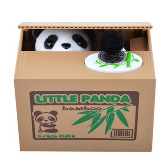 HmiL-U Stealing Coin Panda Box coin deposit action demonstrates interactive savings