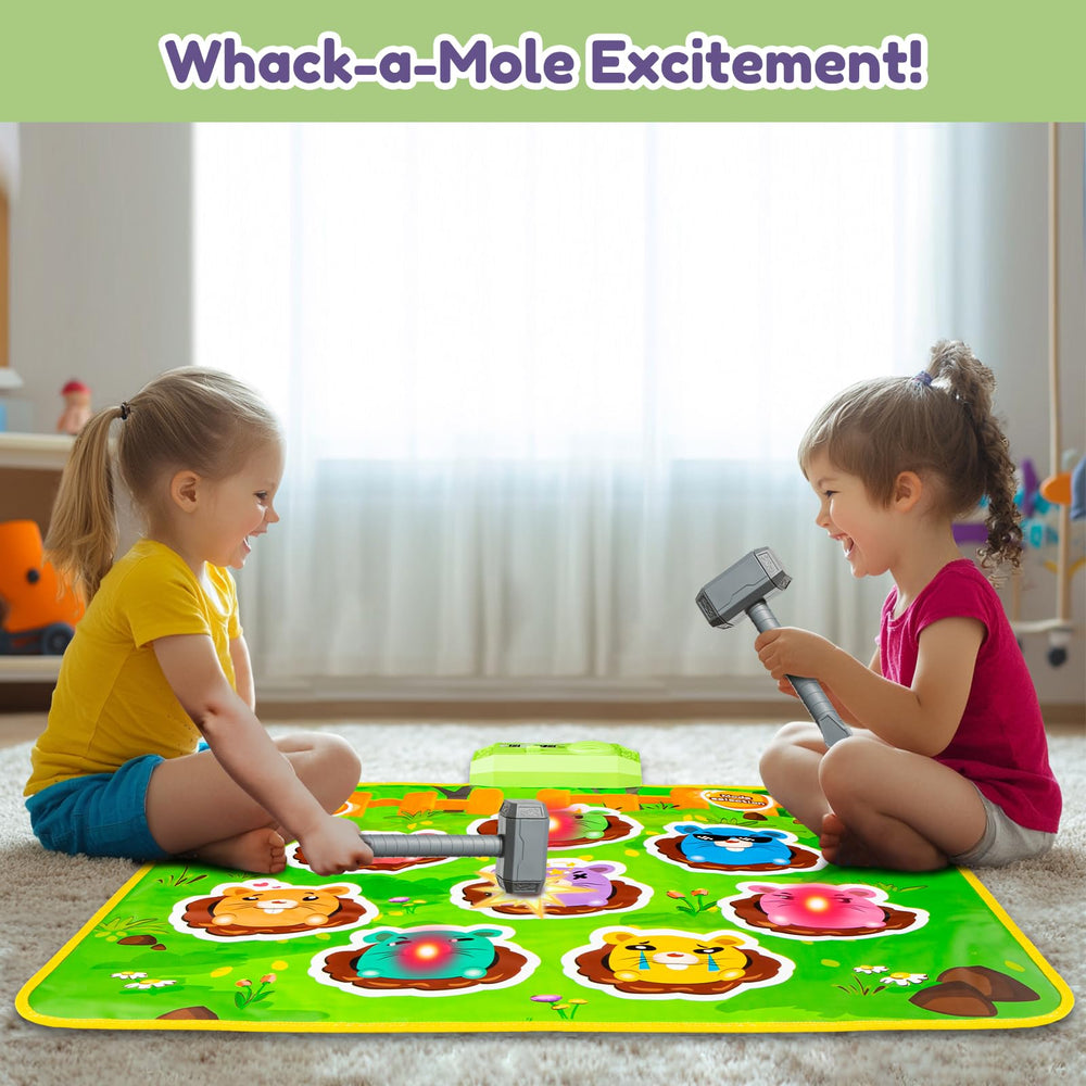 HmiL-U Whack-A-Mole mat features piano-style surface for musical fun