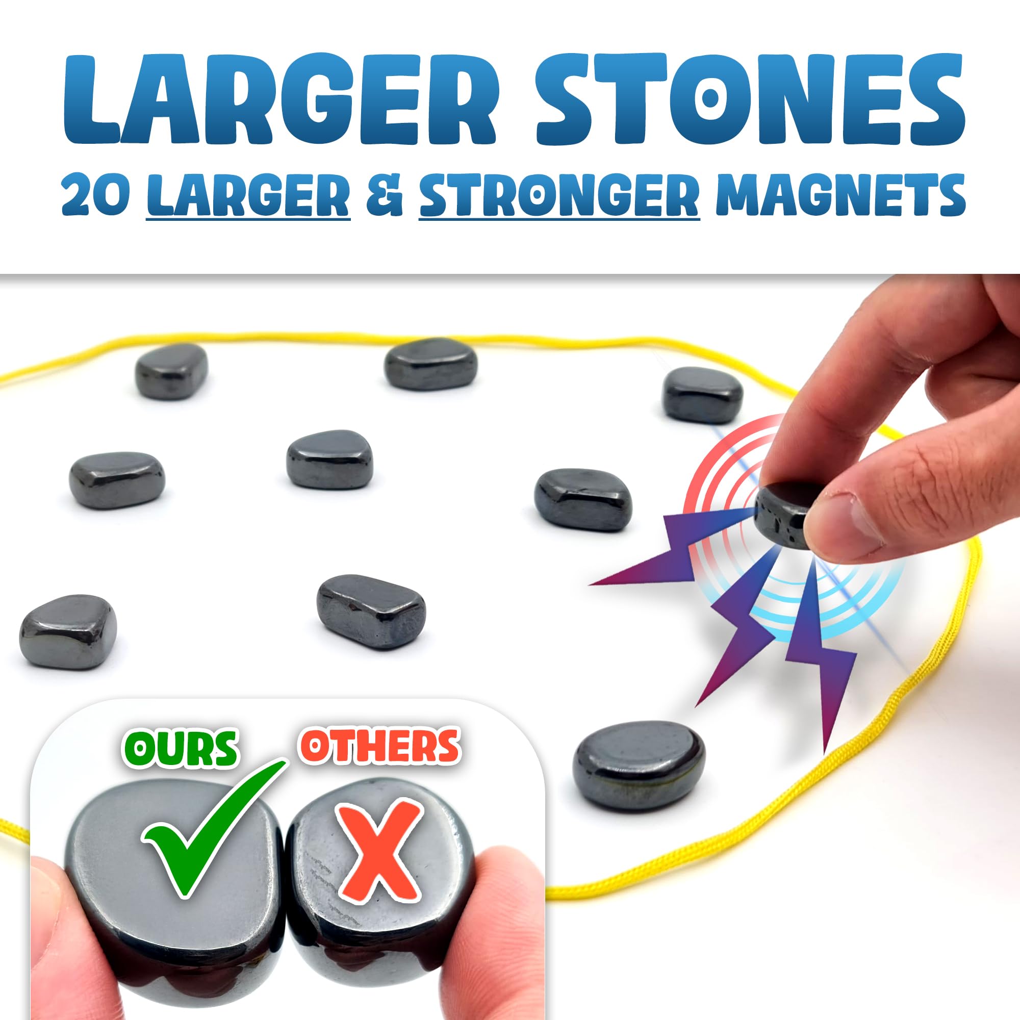 HMmagnets two dice included add extra challenge and replay value