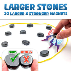 HMmagnets two dice included add extra challenge and replay value