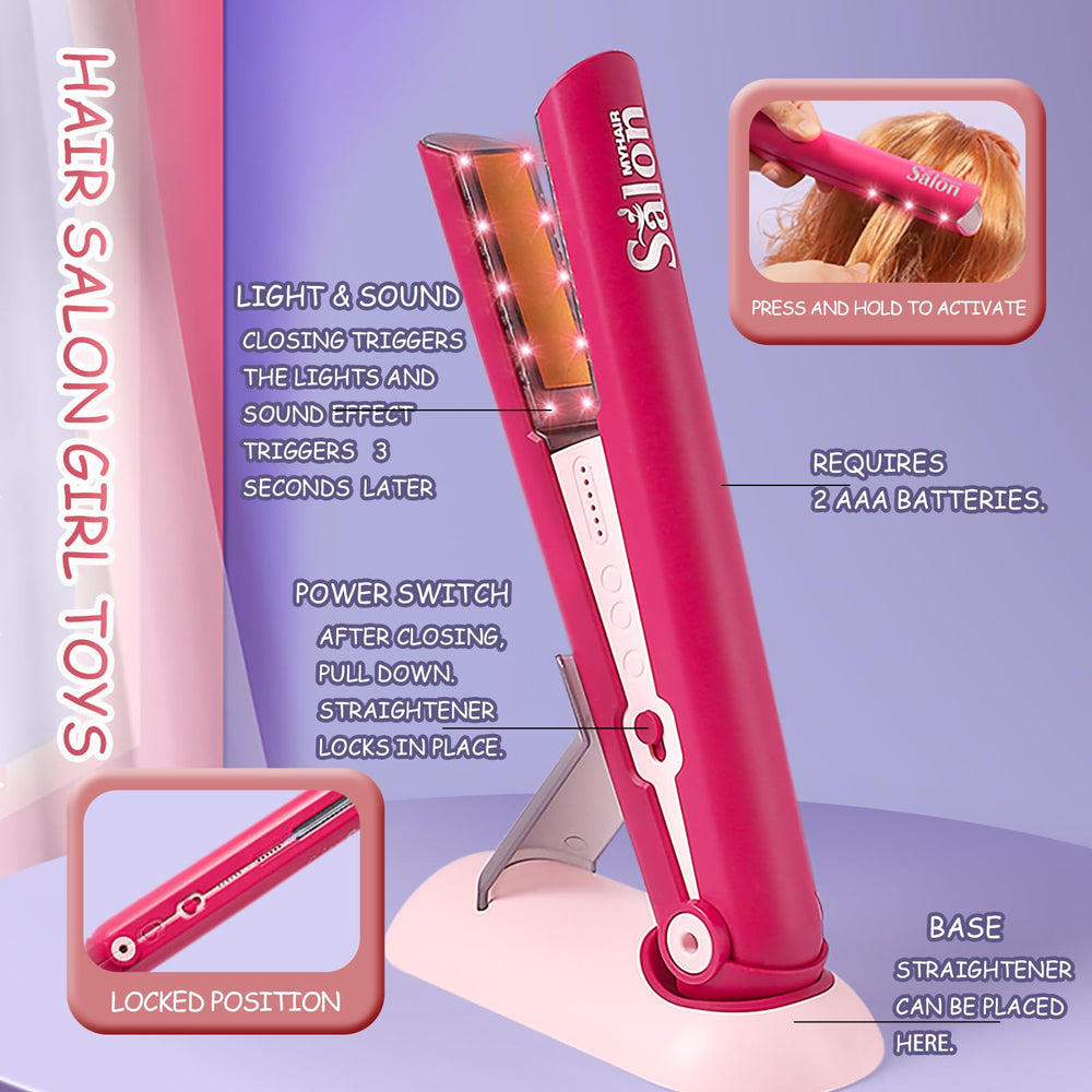 Ho ChuB curling iron and straightener tools spark creative hair design