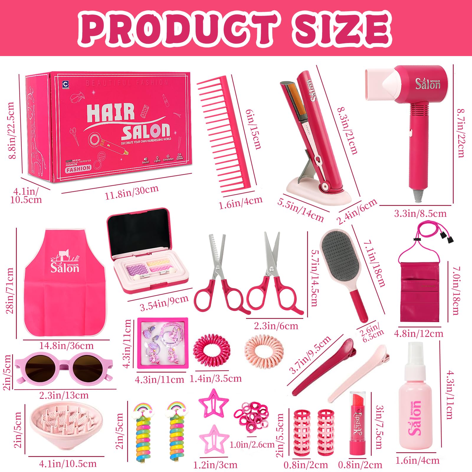 Ho ChuB pretend beauty kit accessories for creative styling sessions