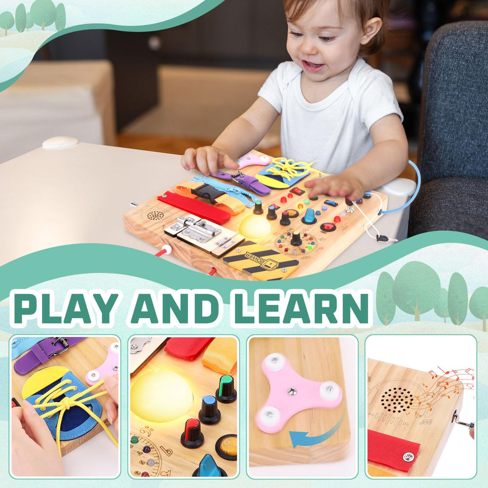 Hoarosall Busy Board locks promote problem solving and dexterity