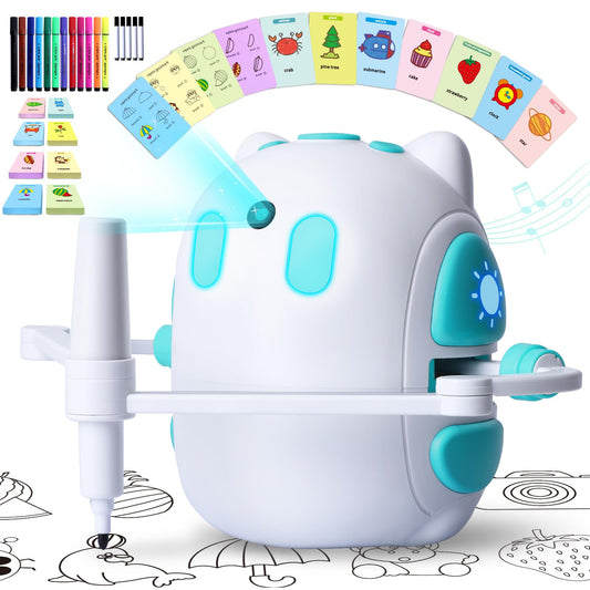 Hoarosall drawing robot kit enables imaginative drawing sessions for kids.