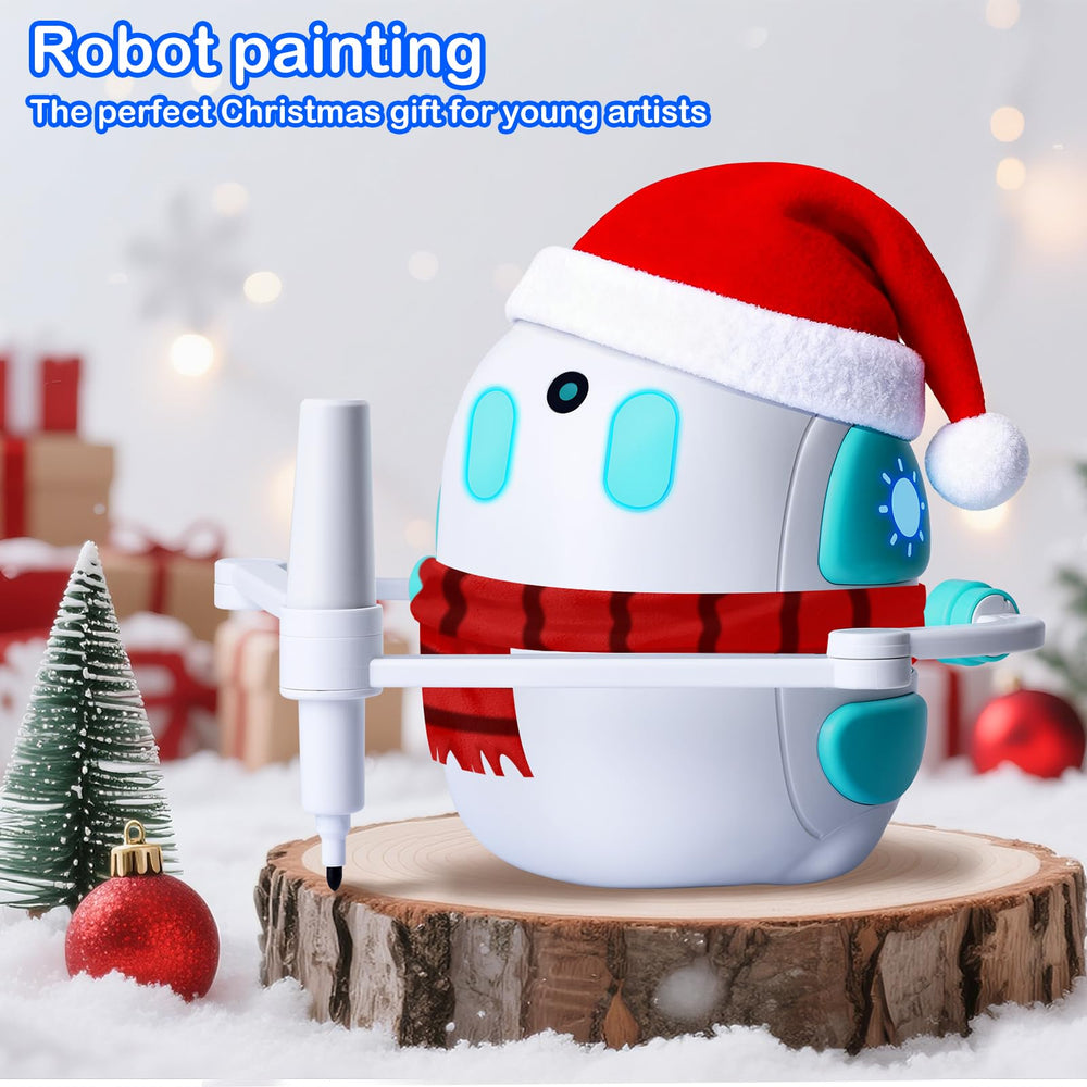 Hoarosall talking painting instructor guides kids with warm prompts.