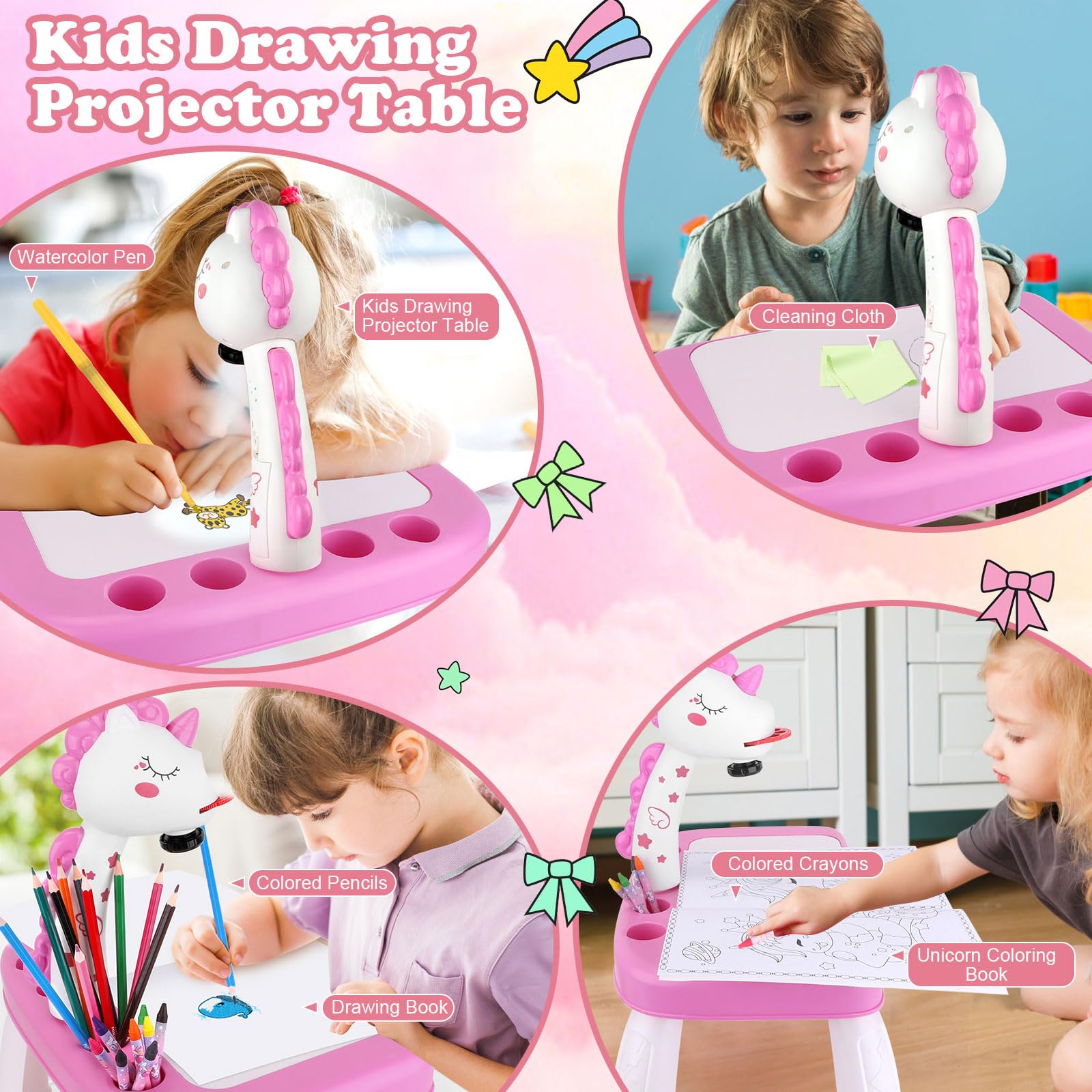 Hoarosall unicorn sticker book for cute embellishments.