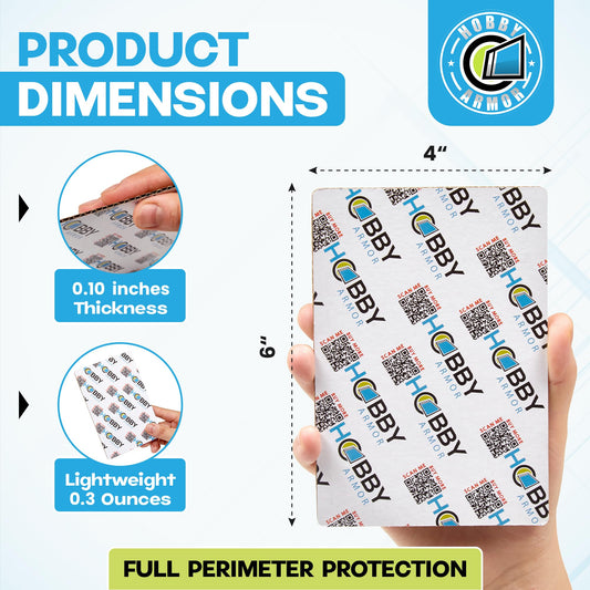 Hobby Armor vibrant multi-color print adds a professional look to card protection.