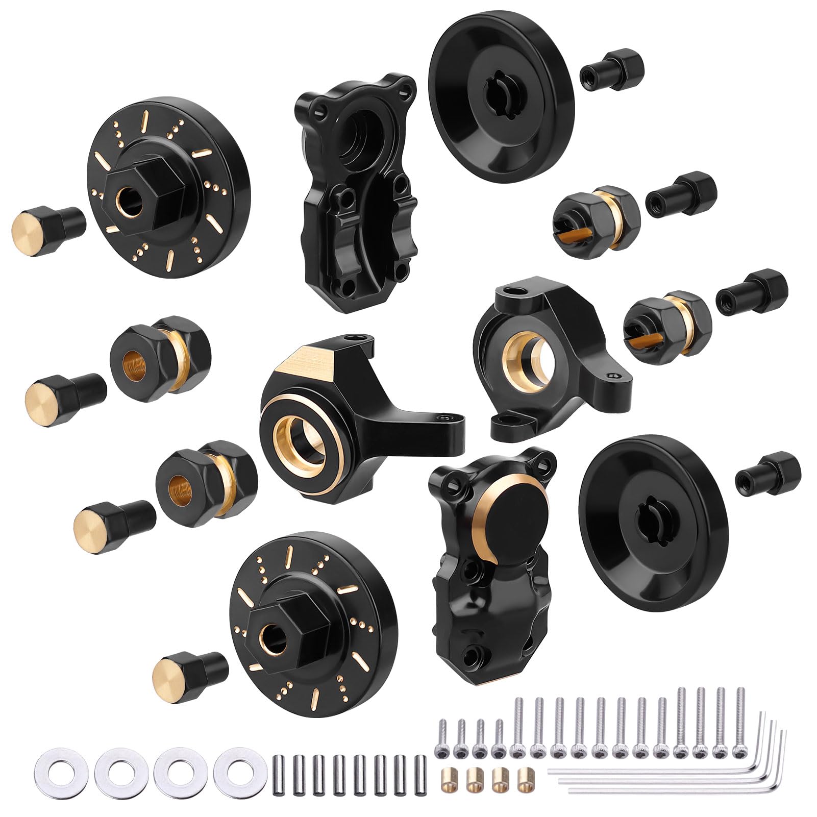 Hobbypark front steering knuckles for Axial SCX24 enhance steering control
