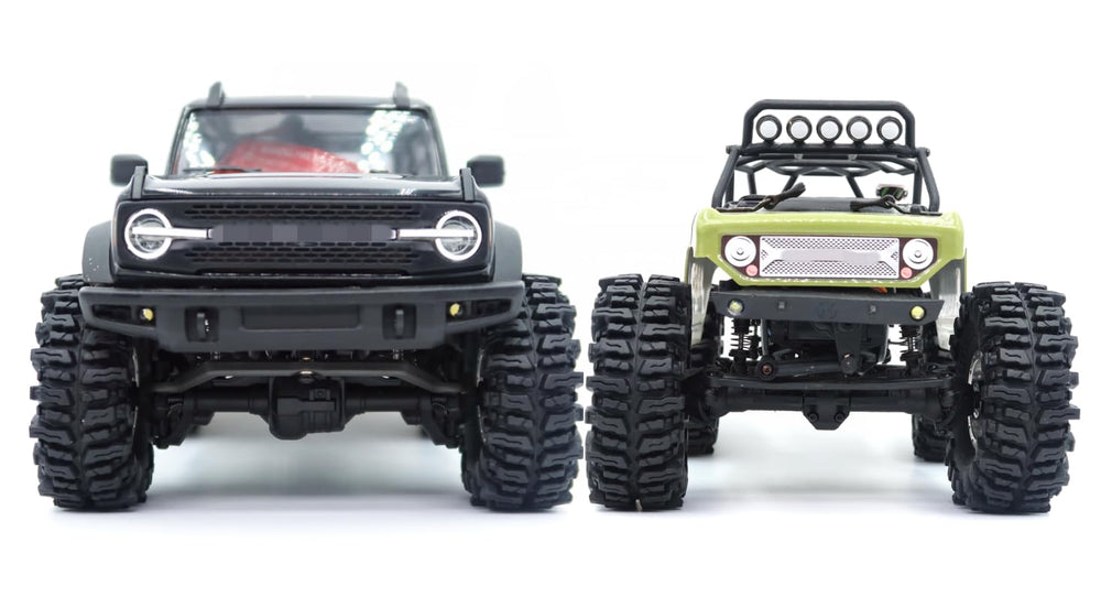 Hobbysoul 1.0 tires compatible with 1/24 SCX24 and 1/18 TRX4M.