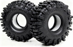 Hobbysoul 1.0 tires mounted on beadlock wheels ready for rugged trials.