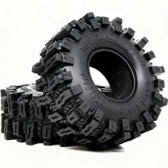 Hobbysoul beadlock fit tire designed for 72 mm tall scale wheels.