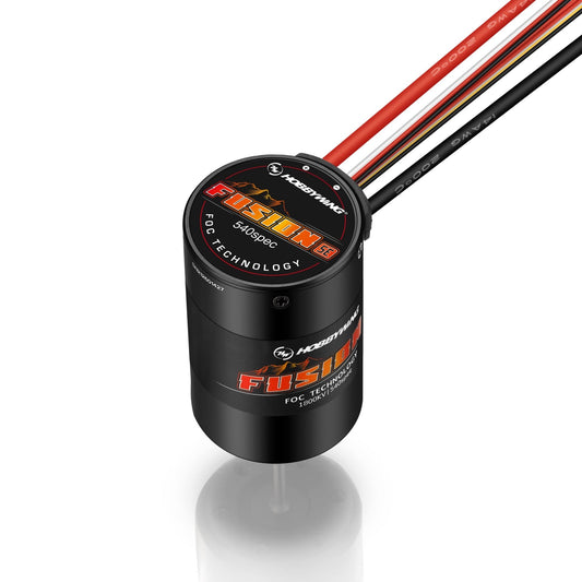 Hobbywing Quicrun Fusion SE 540 delivers strong low-speed torque for precise crawling.