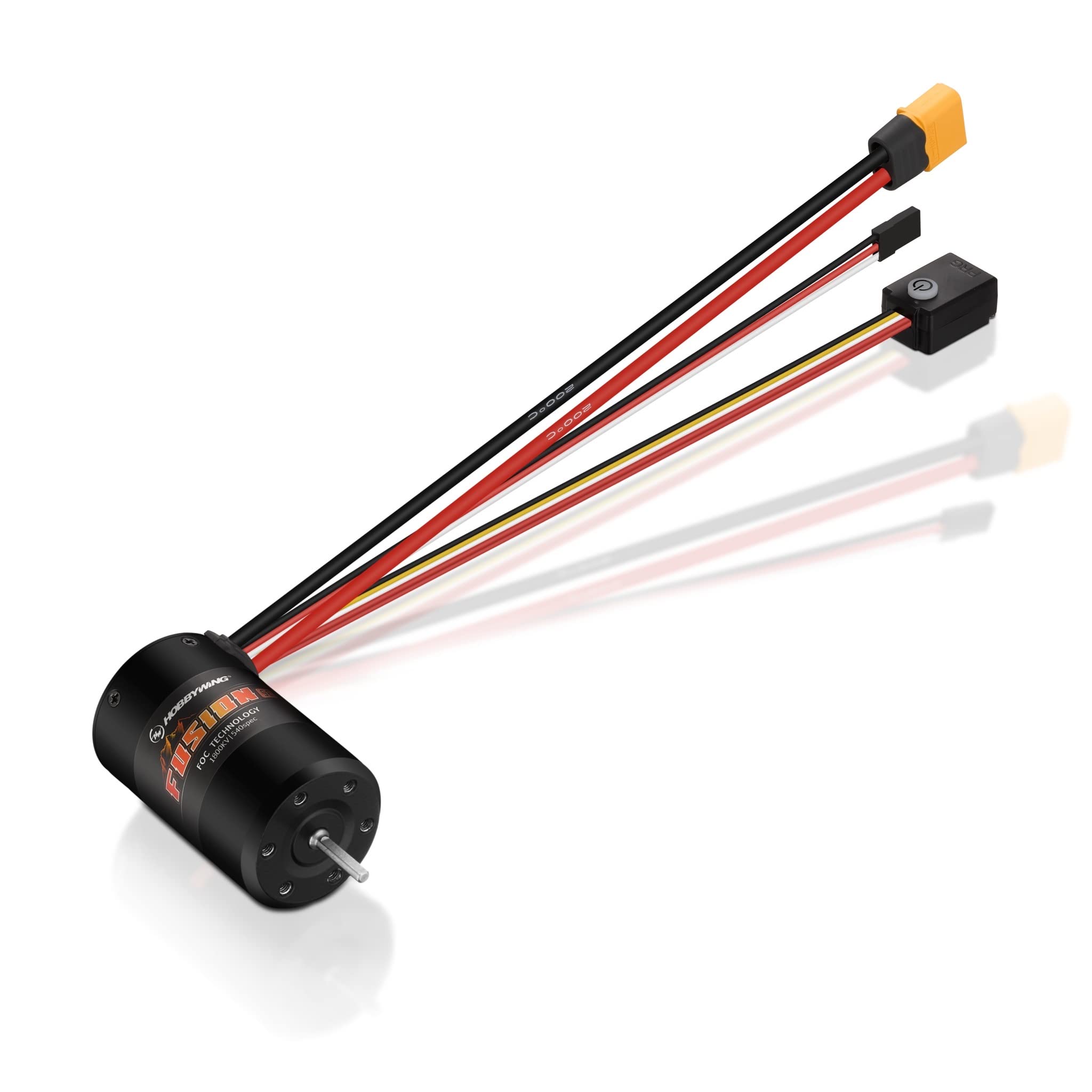 Hobbywing Quicrun Fusion SE 540 operates with near-silent quietness during crawls.