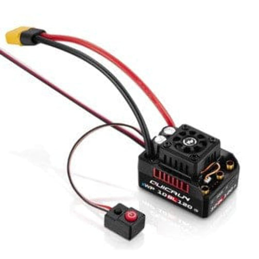 HOBBYWING QUICRUN WP 10BL120 G2 ESC: waterproof power unit for high-torque RC servos.