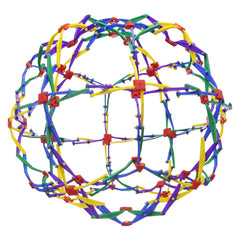 Hoberman Mini Sphere colorful pieces invite tactile exploration