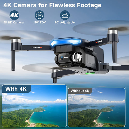 Hocany drone in gesture mode capturing hands-free photos