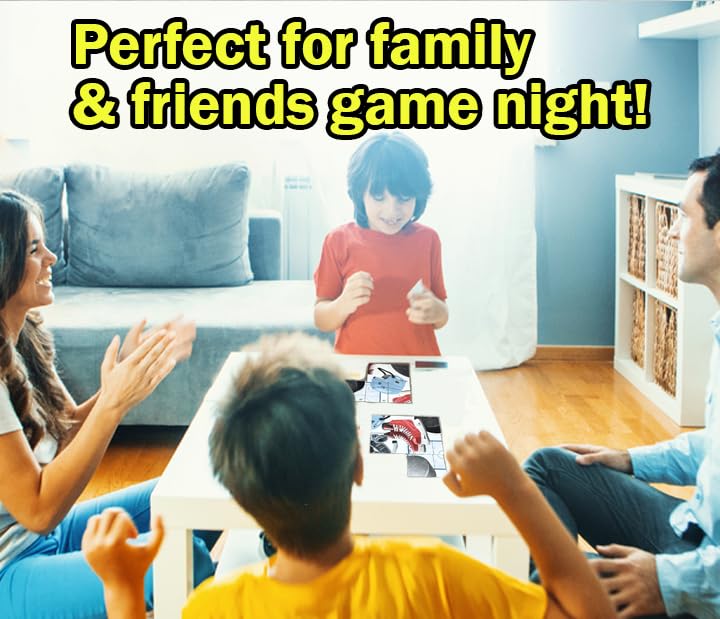 Hockey Duel! cards on table show fast setup for portable family fun.