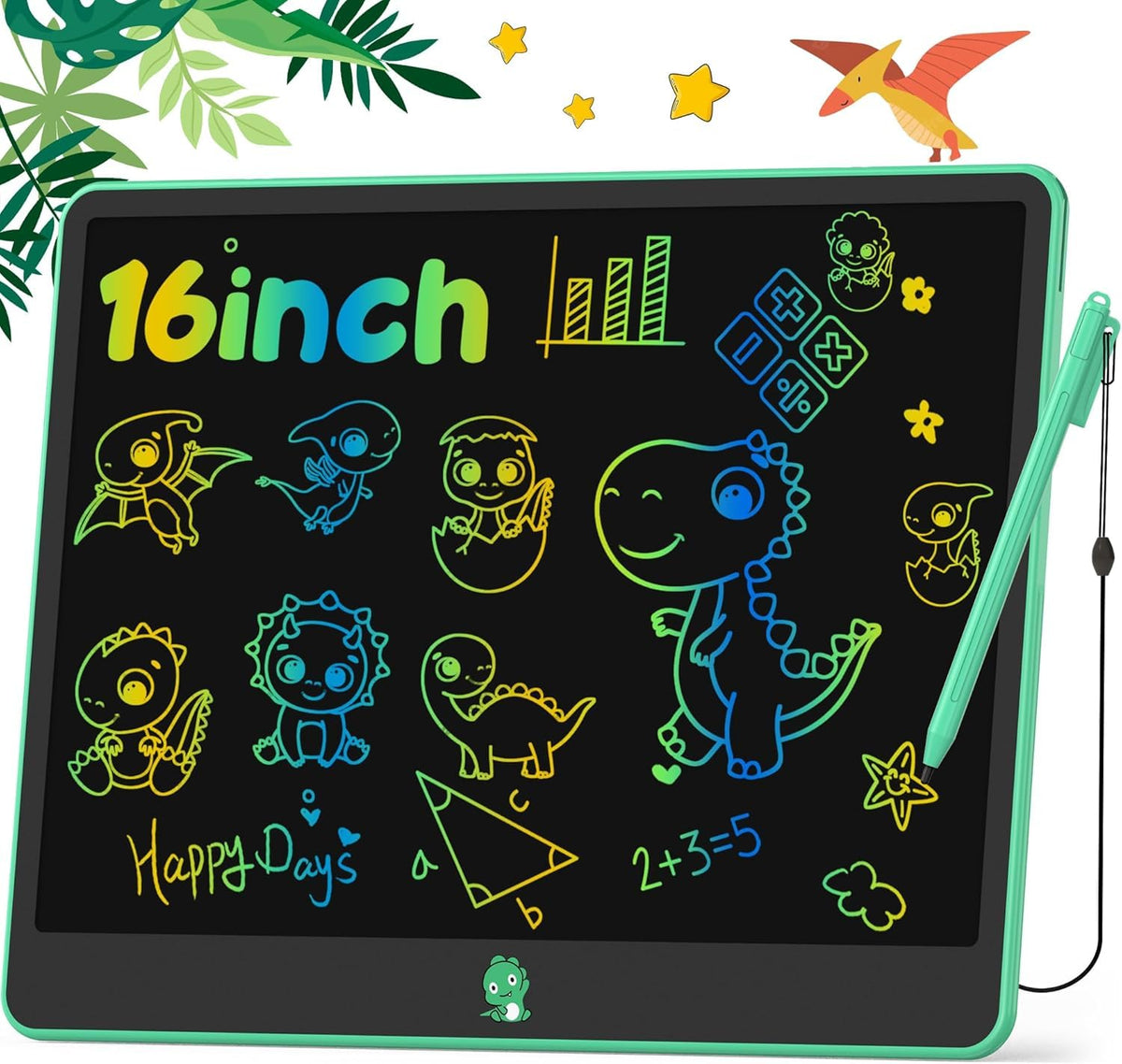 Hockvill LCD Writing Tablet 16-inch doodle surface for kids' creative drawing