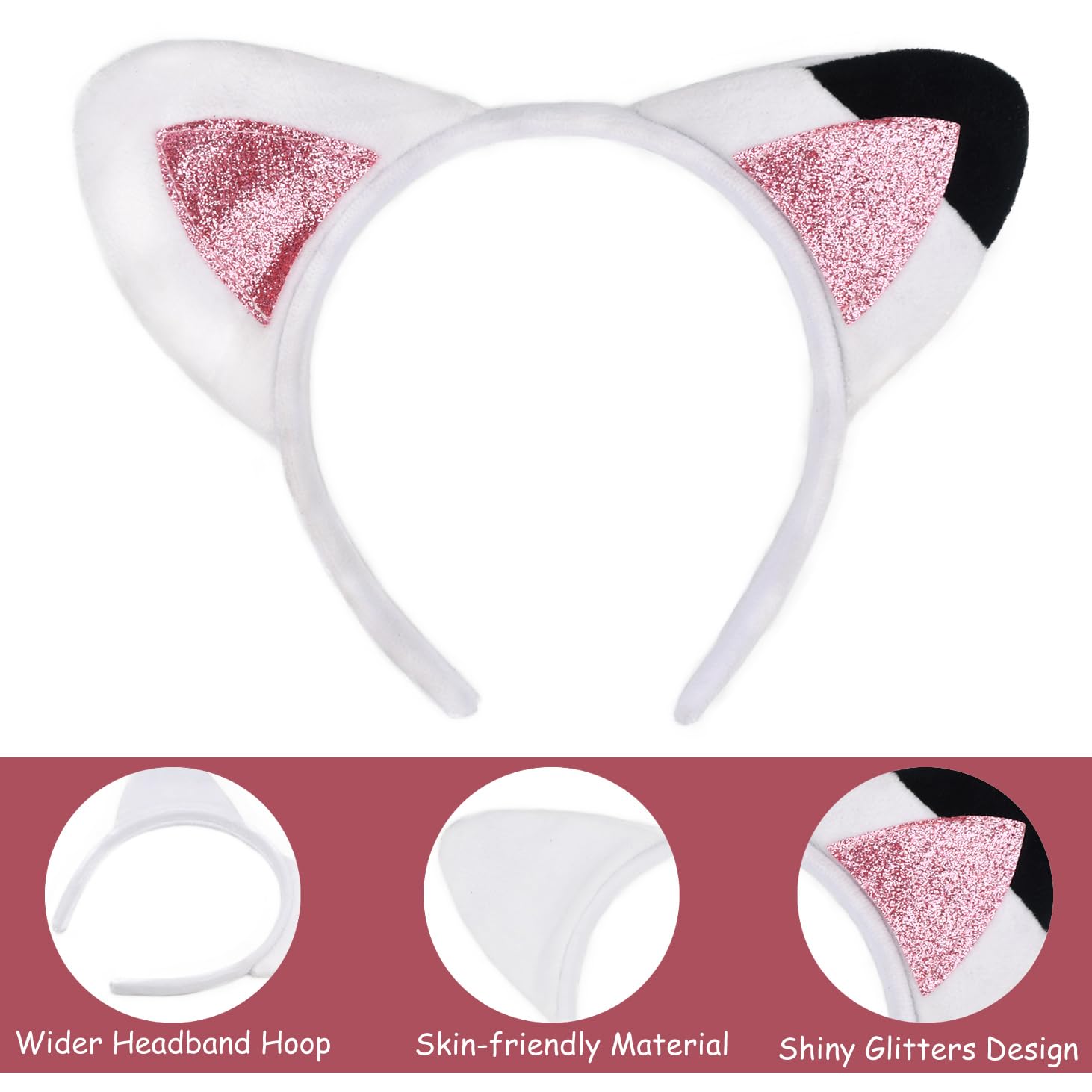HODRME adjustable one-size-fits-most headbands suitable for kids and adults.