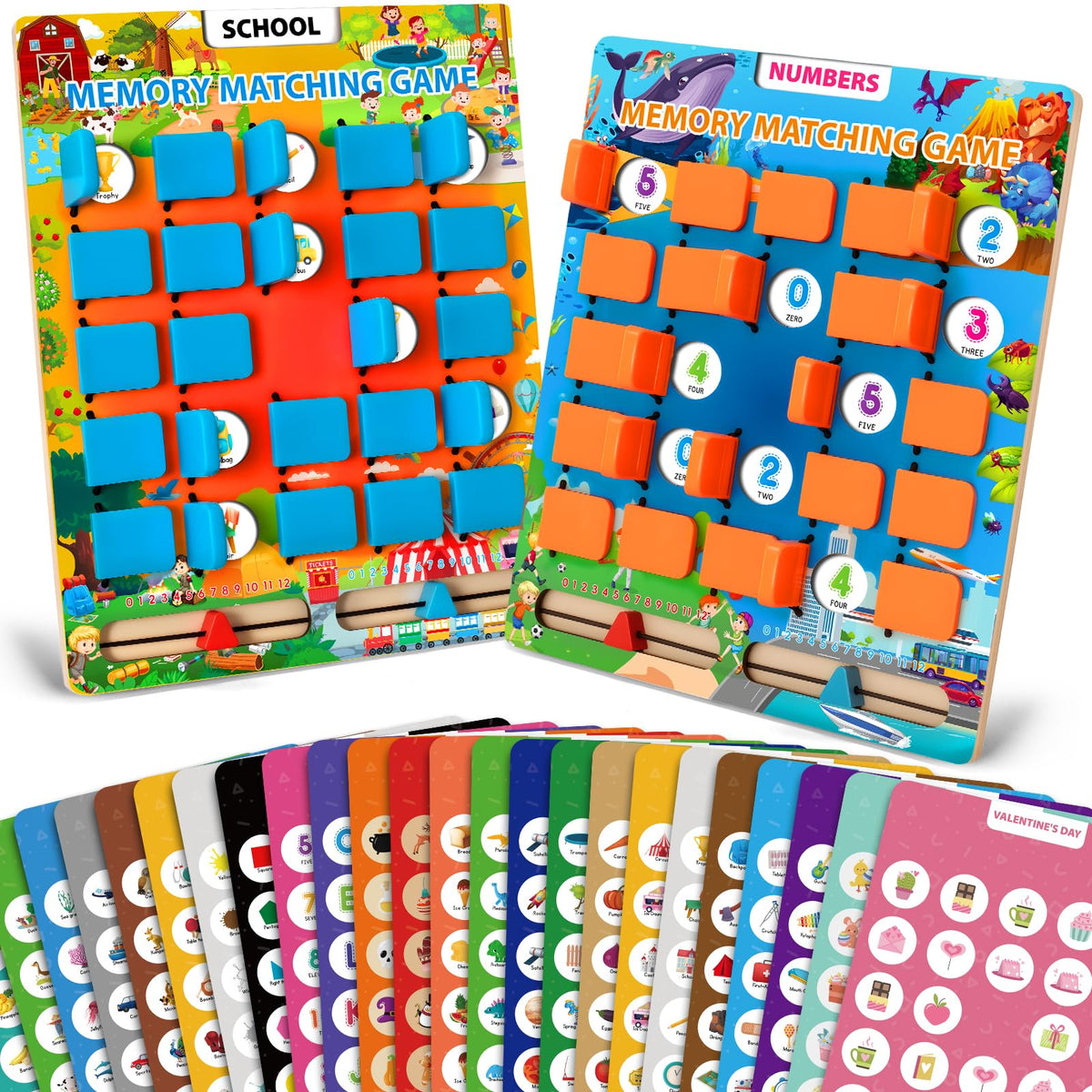 Hodurgyi memory game board front for shared travel play